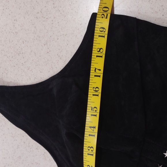 Women's Harley-Davidson Washable Suede V-neck Cropped Tank Top/Vest Size XL - Picture 12 of 14